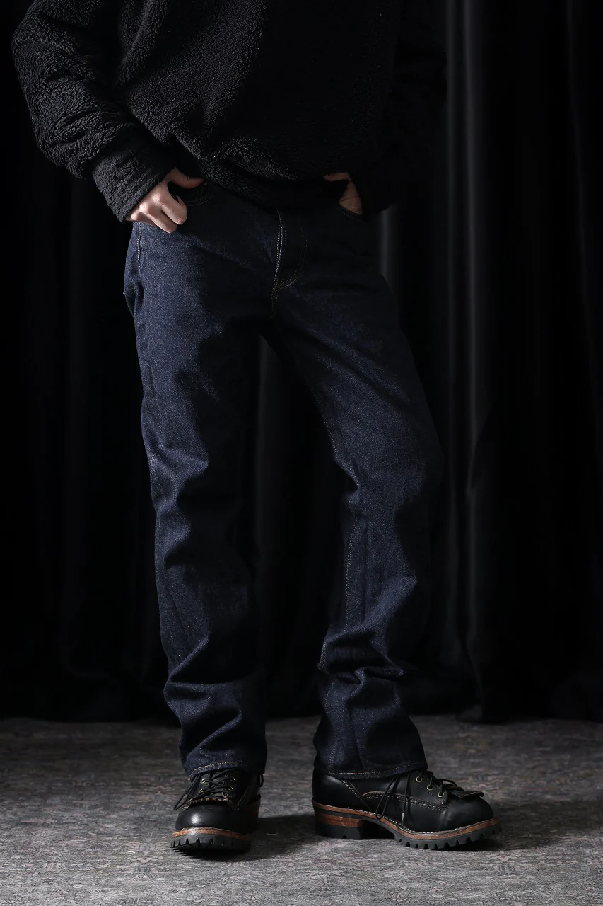 FULLCOUNT 1120W Boot Cut Jeans / 13.7oz Zimbabwe Selvedge Denim (INDIGO BLUE) - Image 15