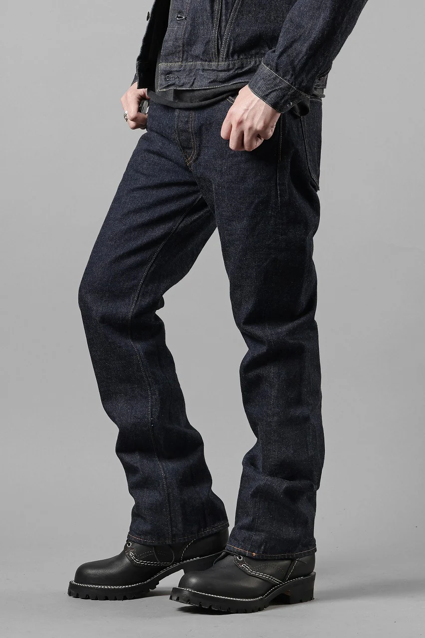 FULLCOUNT 1120W Boot Cut Jeans / 13.7oz Zimbabwe Selvedge Denim (INDIGO BLUE) - Image 7
