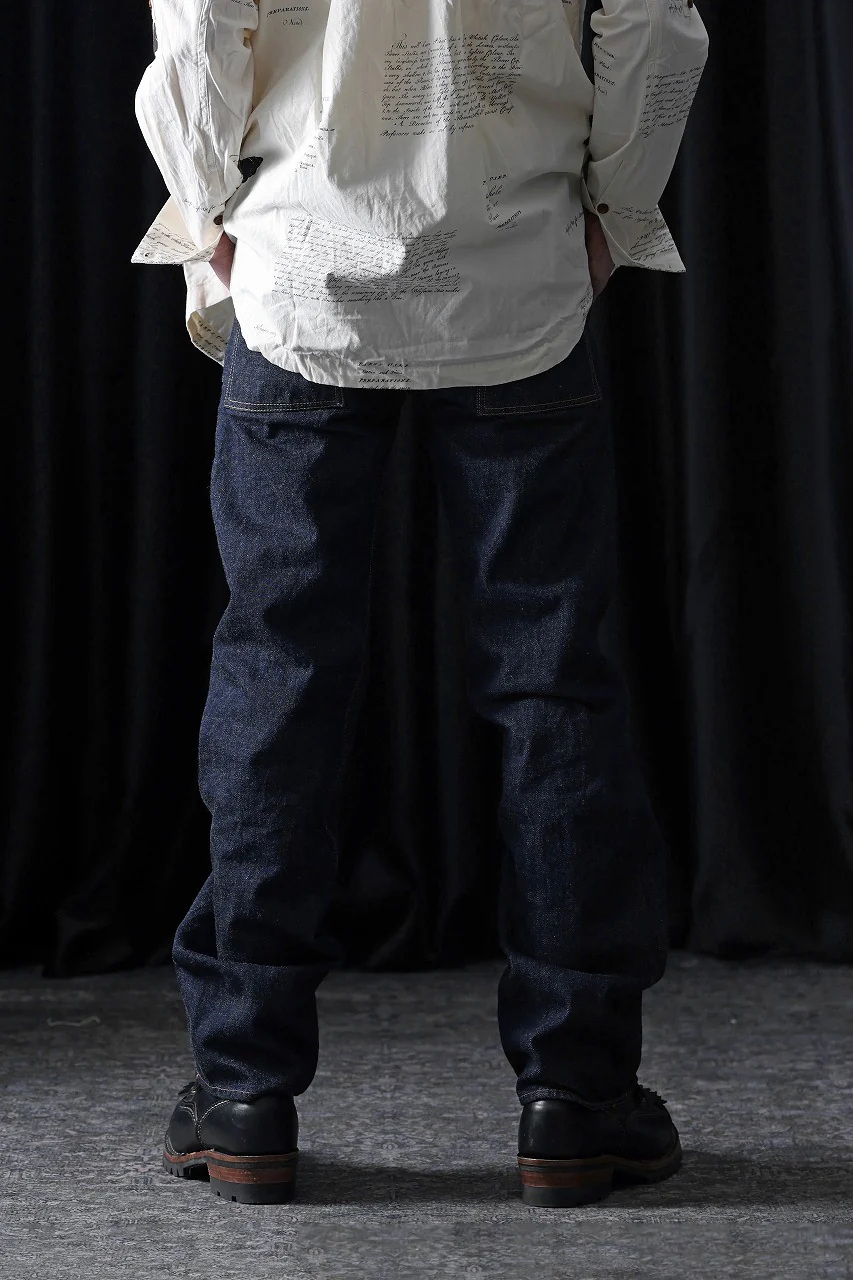 FULLCOUNT 1246W Bush Pants / 13.7oz Zimbabwe Selvedge Denim (INDIGO BLUE / ONE WASHED) - Image 12
