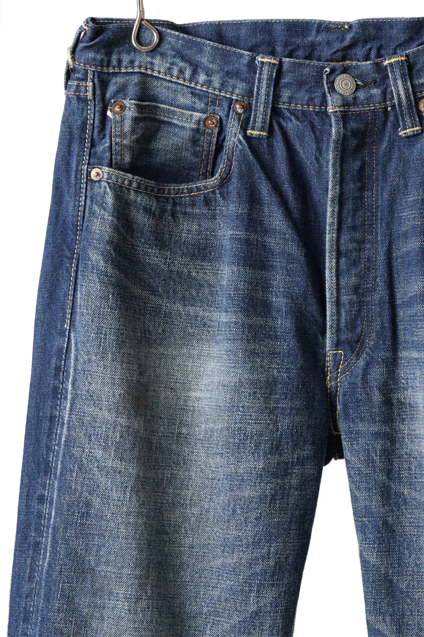 FULLCOUNT 1344-1101 "More Than Real" Straight Denim Pants / 13.7oz Zimbabwe Selvedge Denim (INDIGO BLUE) - Image 10