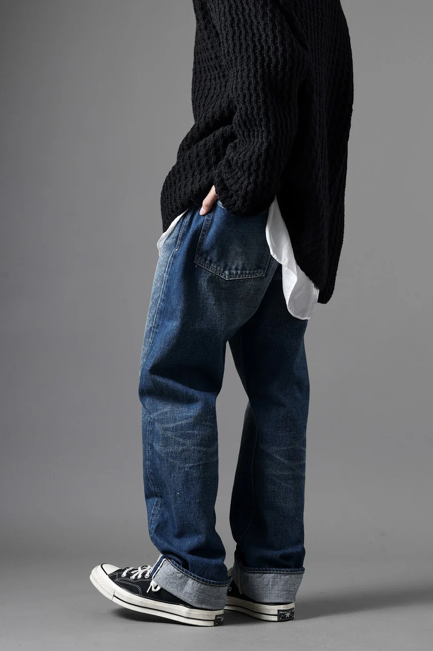 FULLCOUNT 1344-1101 "More Than Real" Straight Denim Pants / 13.7oz Zimbabwe Selvedge Denim (INDIGO BLUE) - Image 20