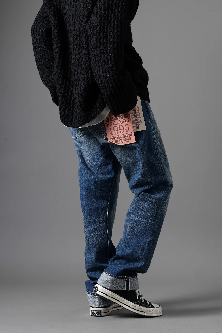 FULLCOUNT 1344-1101 "More Than Real" Straight Denim Pants / 13.7oz Zimbabwe Selvedge Denim (INDIGO BLUE) - Image 21