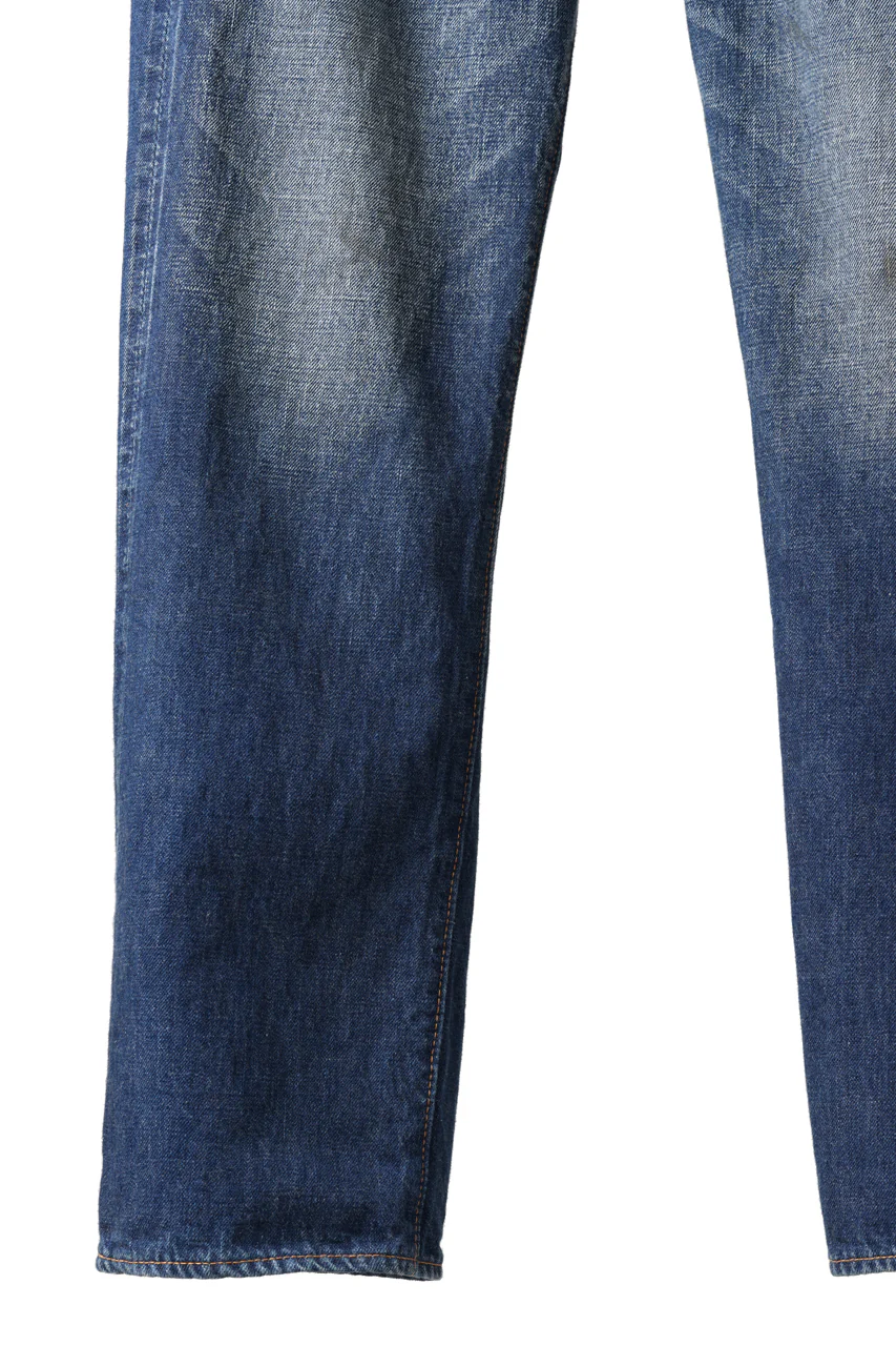 FULLCOUNT 1344-1101 "More Than Real" Straight Denim Pants / 13.7oz Zimbabwe Selvedge Denim (INDIGO BLUE) - Image 7