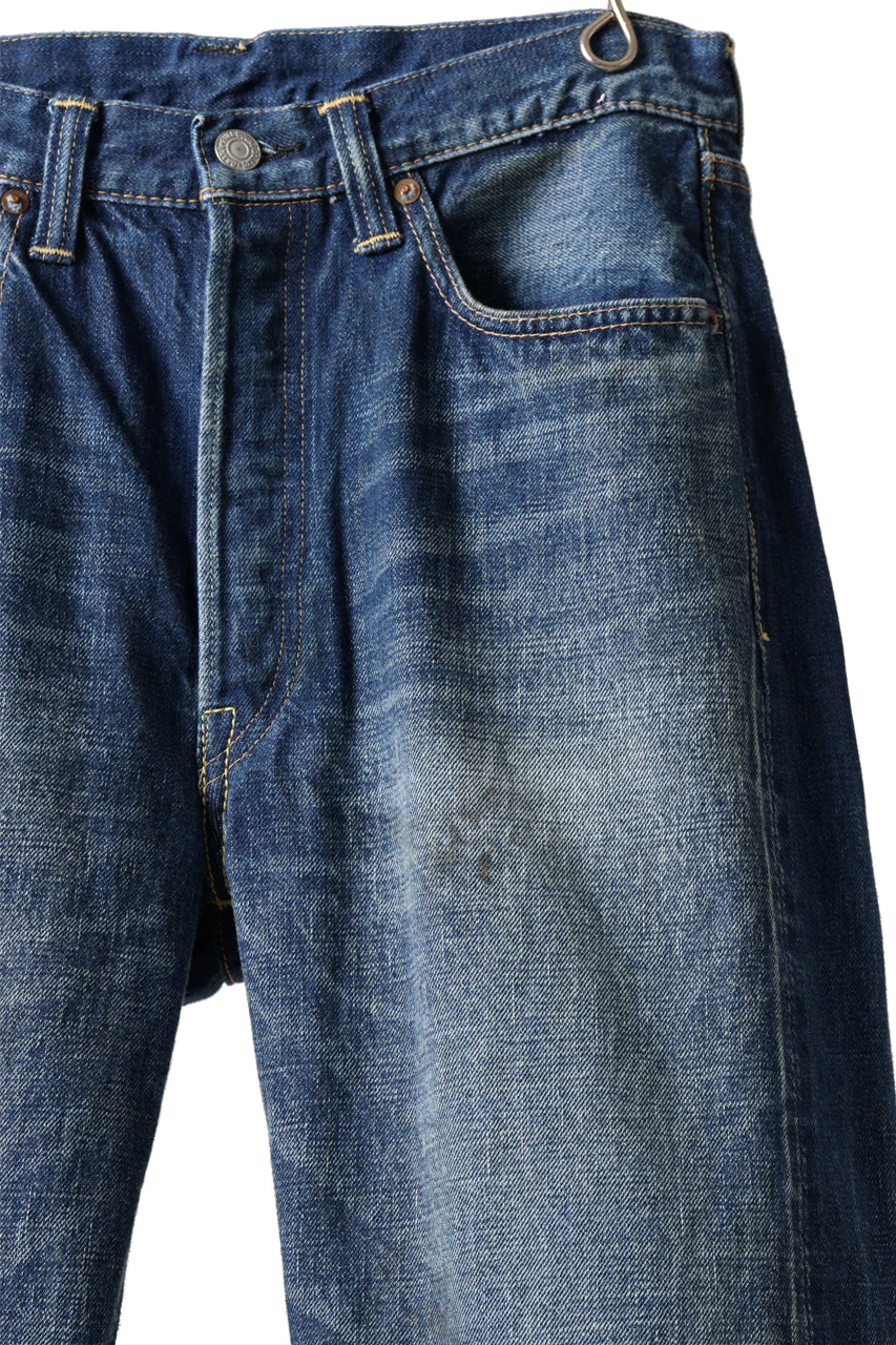 FULLCOUNT 1344-1101 "More Than Real" Straight Denim Pants / 13.7oz Zimbabwe Selvedge Denim (INDIGO BLUE) - Image 8