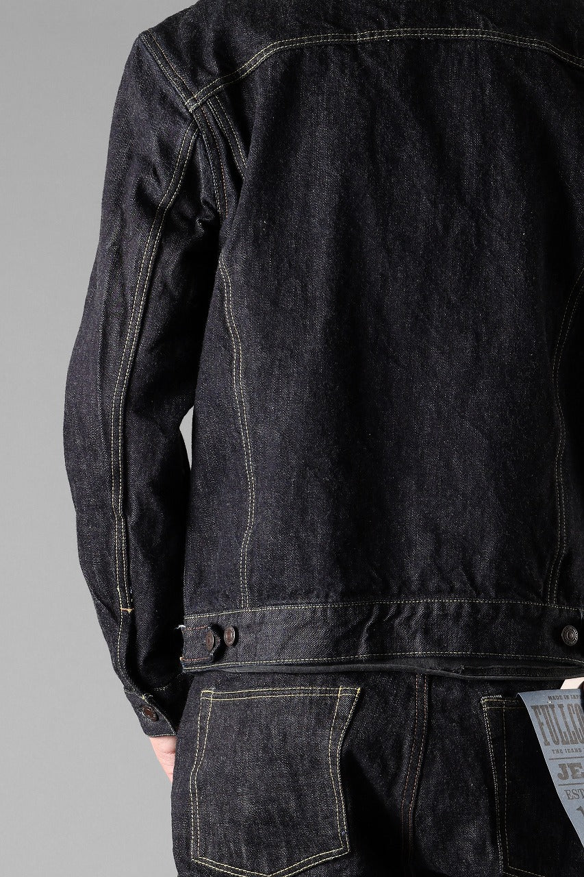 FULLCOUNT 2101XXW Type-3 Jean Jacket / 15.5oz Zimbabwe Selvedge Denim (INDIGO BLUE / ONE WASHED) - Image 10
