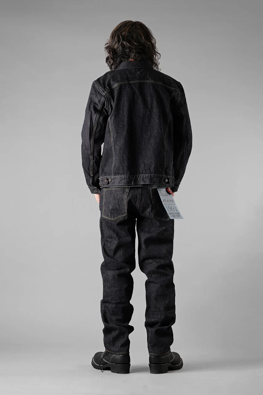 FULLCOUNT 1101XXW Straight Jeans / 15.5oz Zimbabwe Selvedge Denim (INDIGO BLUE / ONE WASHED) - Image 12