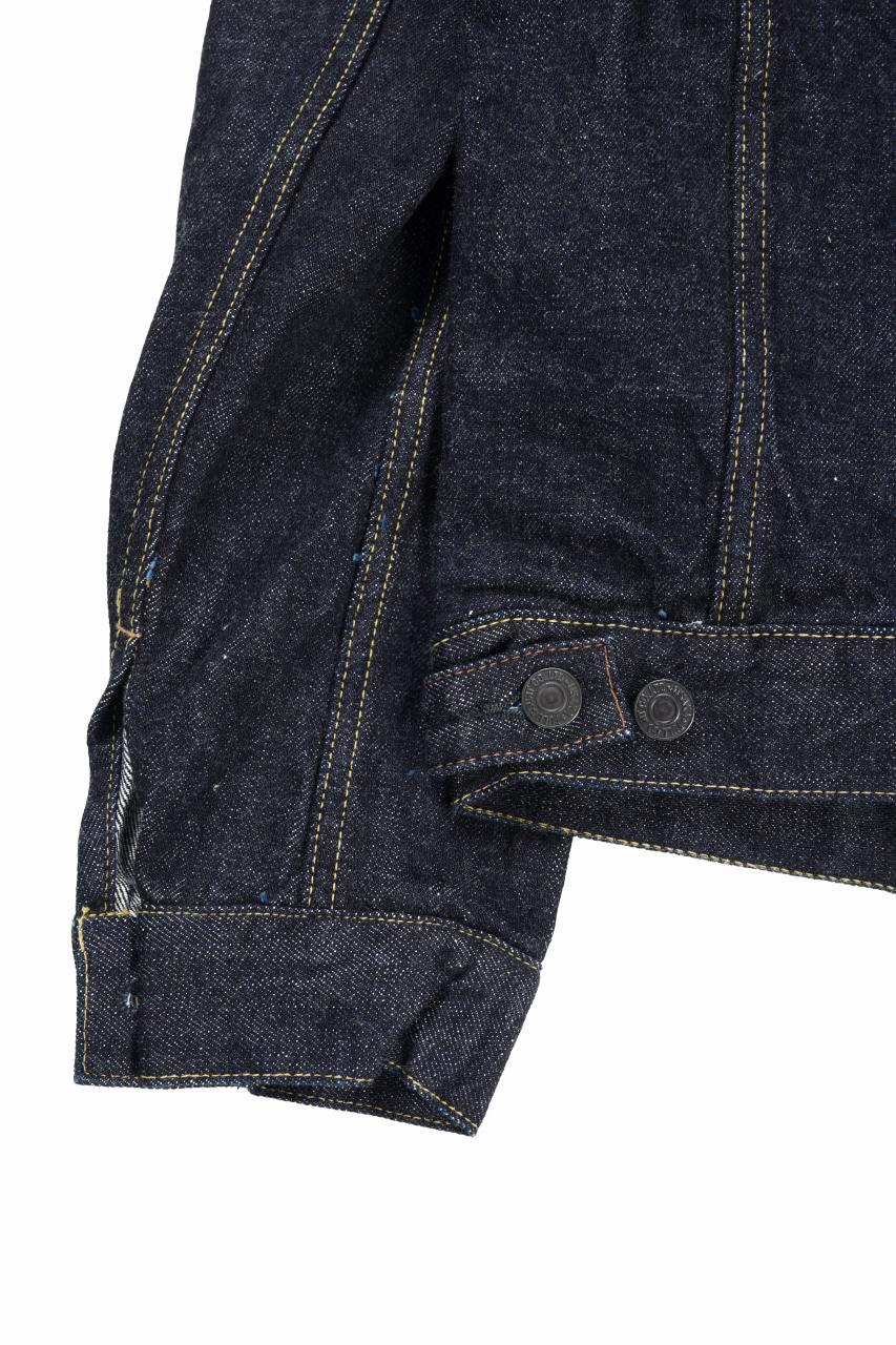 FULLCOUNT 2101XXW Type-3 Jean Jacket / 15.5oz Zimbabwe Selvedge Denim (INDIGO BLUE / ONE WASHED) - Image 9