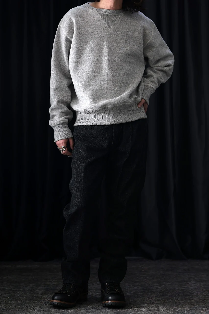 FULLCOUNT 3741 DOUBLE V SET IN SLEEVE MOTHER COTTON (HEATHER GRAY) - Image 10