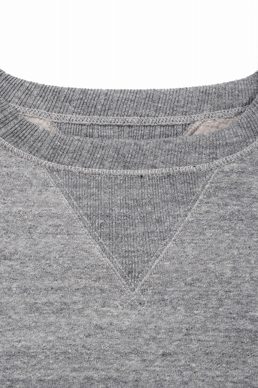 FULLCOUNT 3741 DOUBLE V SET IN SLEEVE MOTHER COTTON (HEATHER GRAY) - Image 5