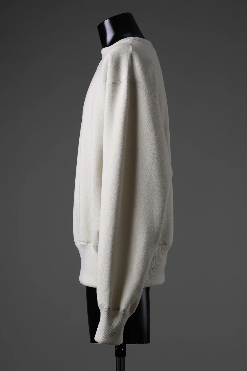 FULLCOUNT Double V Set In Sleeve / Cashmere Zimbabwe Cotton (Ecru) - Image 3