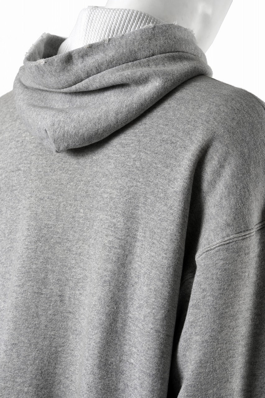 FULLCOUNT FADING DOUBLE FACE SWEAT HOODIE (GRAY) - Image 8