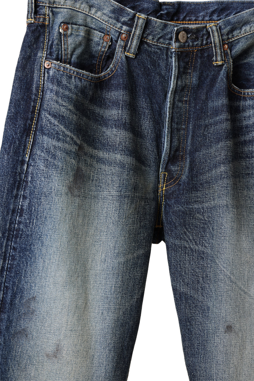 FULLCOUNT "Fear Of The Dark" Straight Denim Pants / 15.5oz Zimbabwe Selvedge Denim (INDIGO BLUE) - Image 10