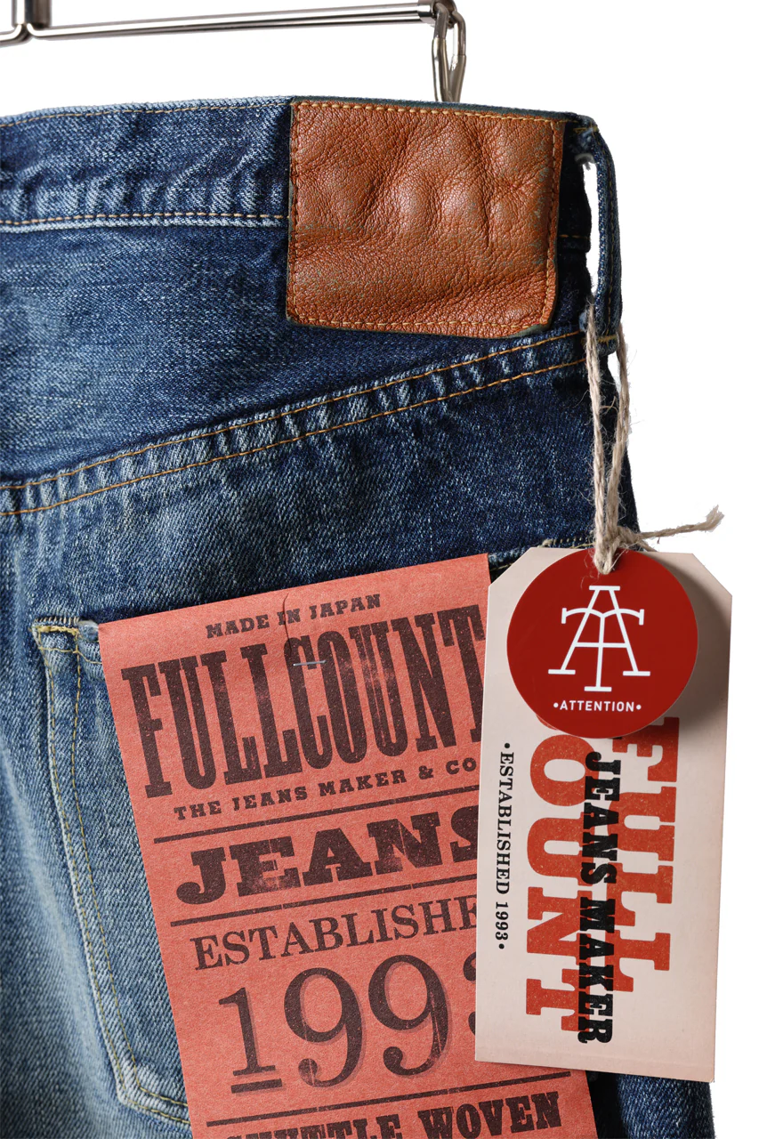 FULLCOUNT "Fear Of The Dark" Straight Denim Pants / 15.5oz Zimbabwe Selvedge Denim (INDIGO BLUE) - Image 14