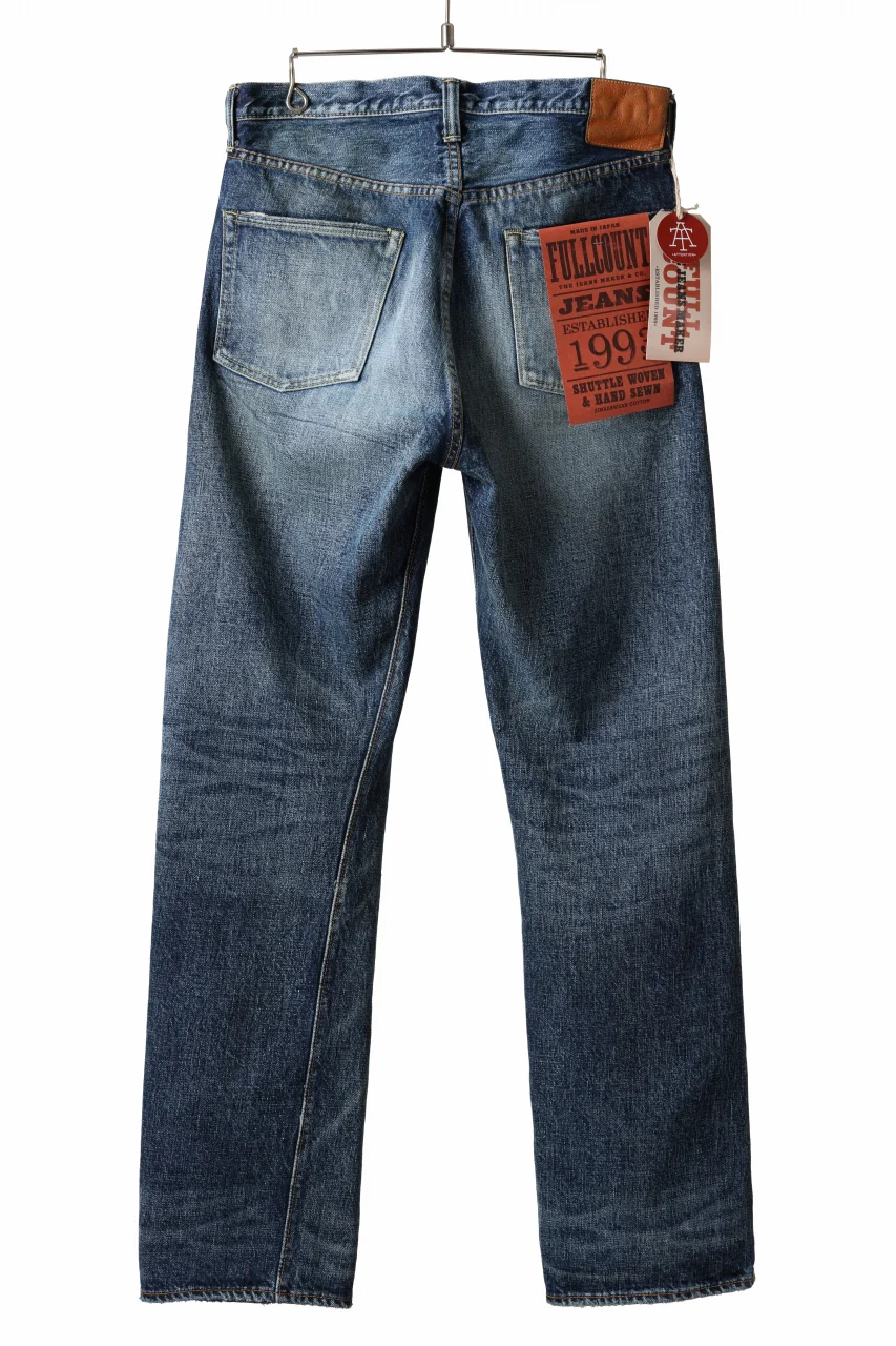 FULLCOUNT "Fear Of The Dark" Straight Denim Pants / 15.5oz Zimbabwe Selvedge Denim (INDIGO BLUE) - Image 3
