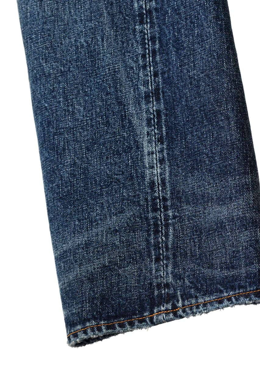 FULLCOUNT "Fear Of The Dark" Straight Denim Pants / 15.5oz Zimbabwe Selvedge Denim (INDIGO BLUE) - Image 6