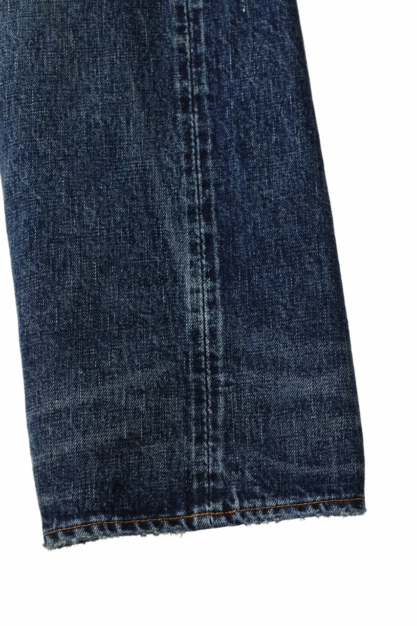 FULLCOUNT "Fear Of The Dark" Straight Denim Pants / 15.5oz Zimbabwe Selvedge Denim (INDIGO BLUE) - Image 7