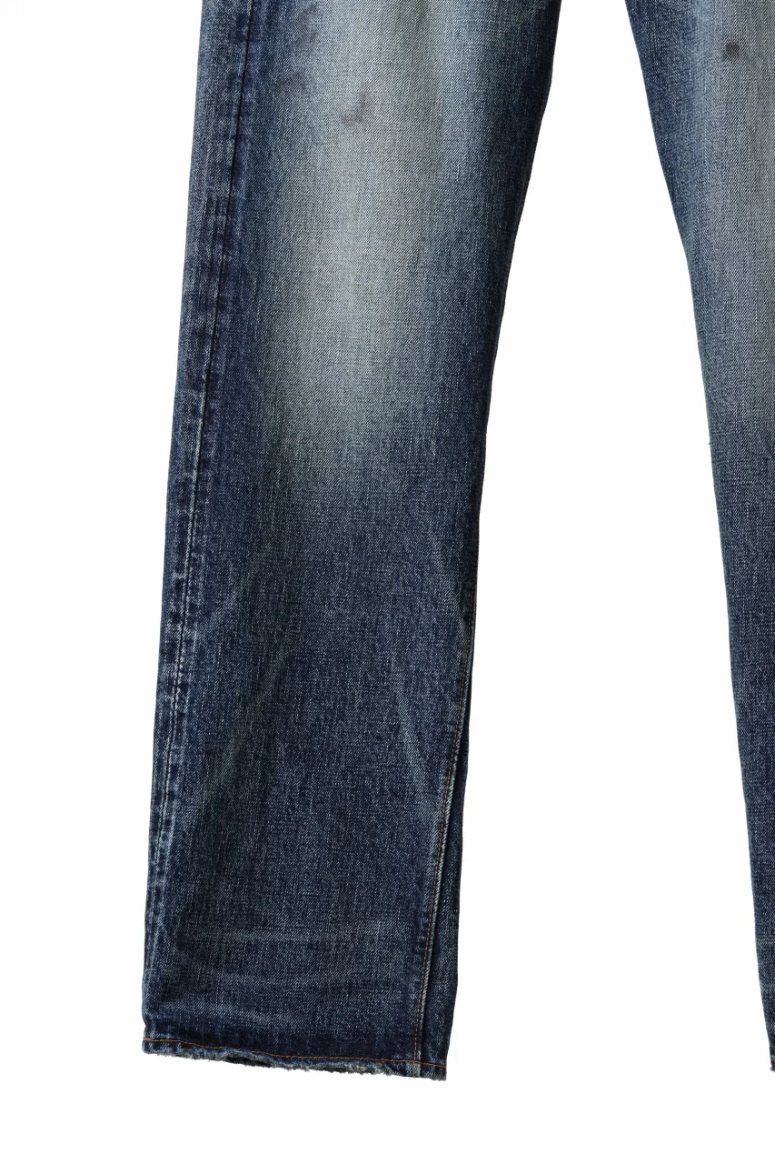 FULLCOUNT "Fear Of The Dark" Straight Denim Pants / 15.5oz Zimbabwe Selvedge Denim (INDIGO BLUE) - Image 9
