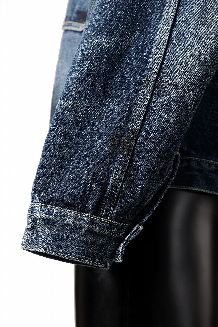FULLCOUNT "Fear Of The Dark" Type 1 Denim Jacket / 15.5oz Zimbabwe Selvedge Denim (INDIGO BLUE) - Image 14