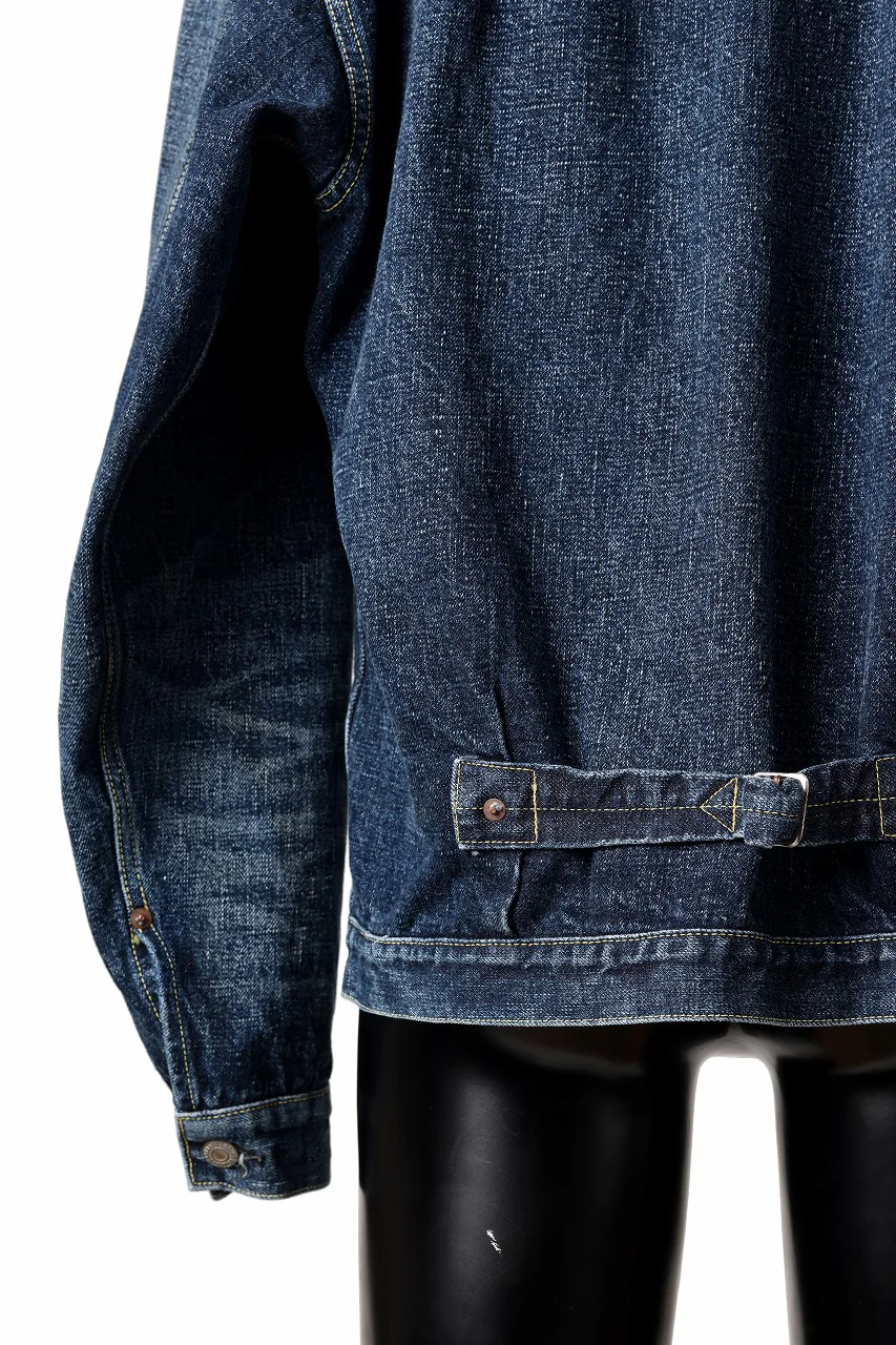 FULLCOUNT "Fear Of The Dark" Type 1 Denim Jacket / 15.5oz Zimbabwe Selvedge Denim (INDIGO BLUE) - Image 16