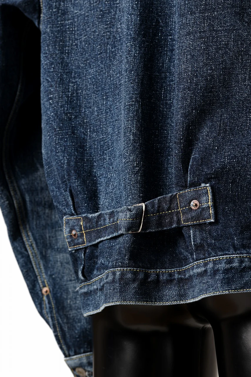 FULLCOUNT "Fear Of The Dark" Type 1 Denim Jacket / 15.5oz Zimbabwe Selvedge Denim (INDIGO BLUE) - Image 17