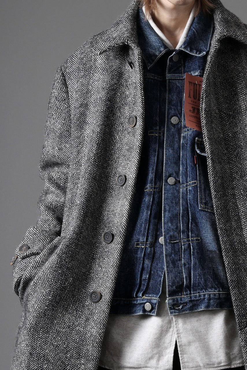 FULLCOUNT "Fear Of The Dark" Type 1 Denim Jacket / 15.5oz Zimbabwe Selvedge Denim (INDIGO BLUE) - Image 22
