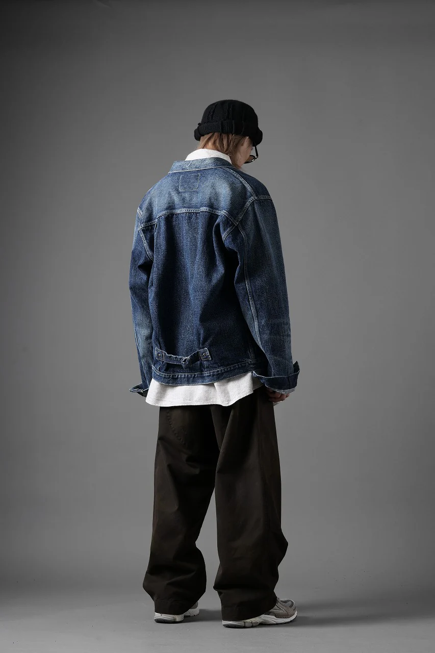 FULLCOUNT "Fear Of The Dark" Type 1 Denim Jacket / 15.5oz Zimbabwe Selvedge Denim (INDIGO BLUE) - Image 26
