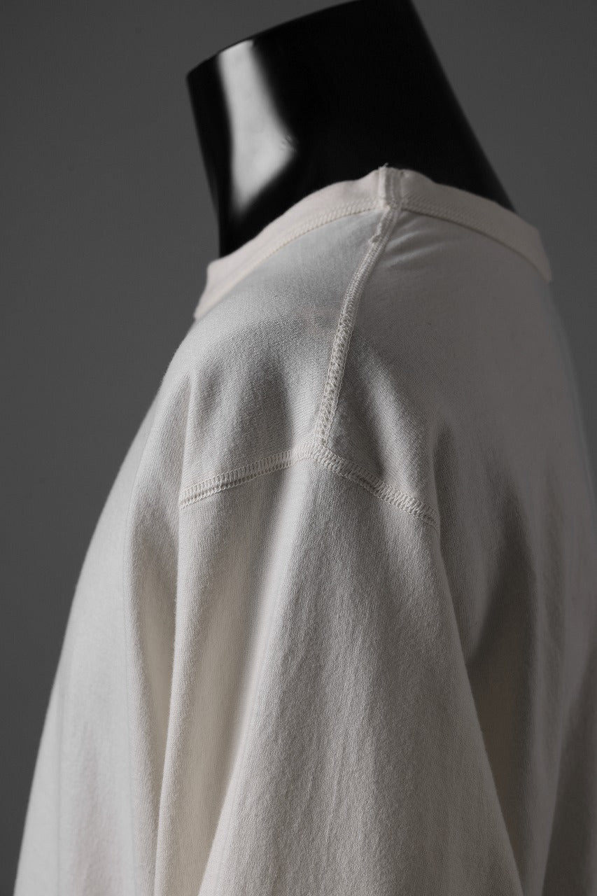 FULLCOUNT FLAT SEAM HEAVY WEIGHT L/S T SHIRT / ORIGINAL 30/2 TIGH TENSION JERSEY (ECRU) - Image 10