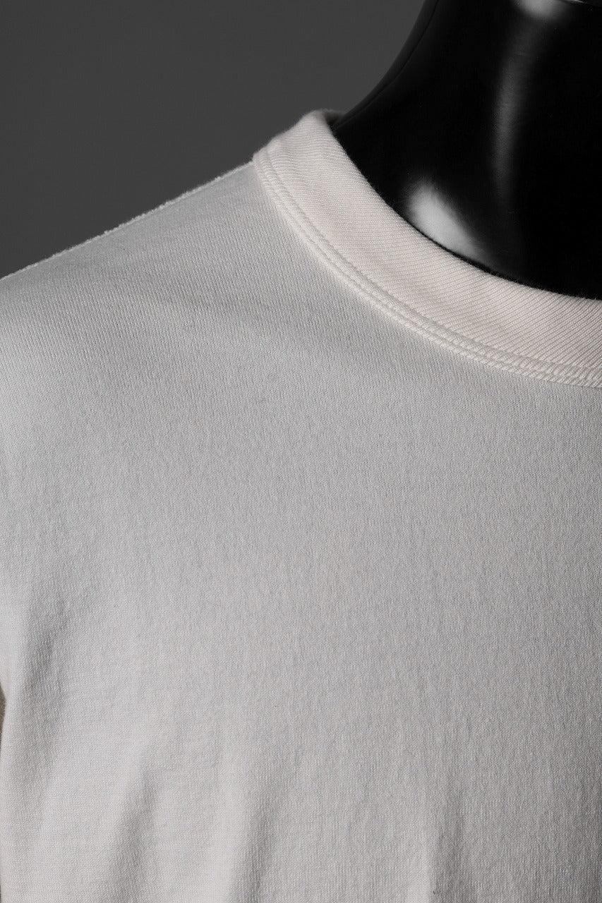 FULLCOUNT FLAT SEAM HEAVY WEIGHT L/S T SHIRT / ORIGINAL 30/2 TIGH TENSION JERSEY (ECRU) - Image 7