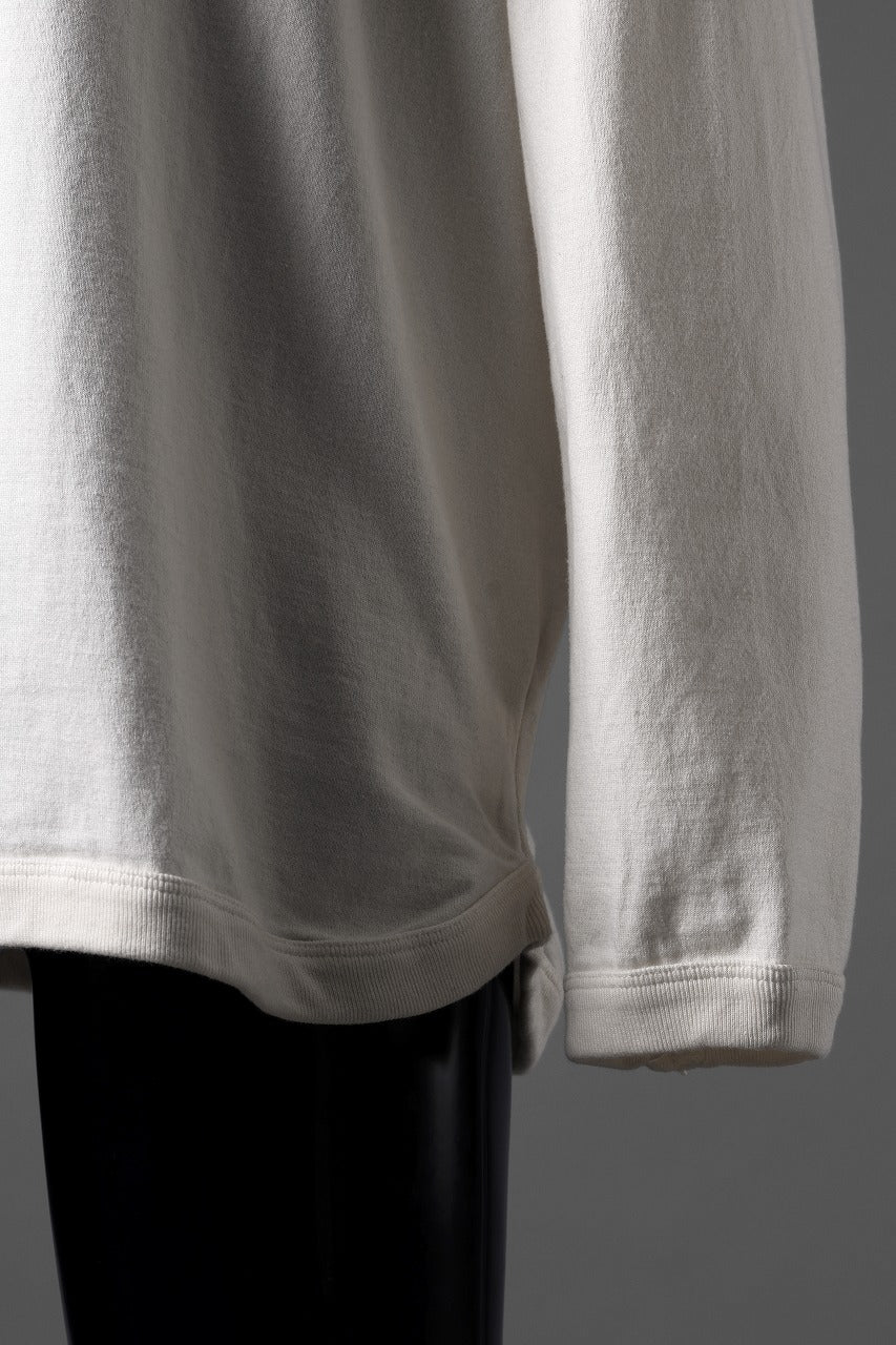 FULLCOUNT FLAT SEAM HEAVY WEIGHT L/S T SHIRT / ORIGINAL 30/2 TIGH TENSION JERSEY (ECRU) - Image 9