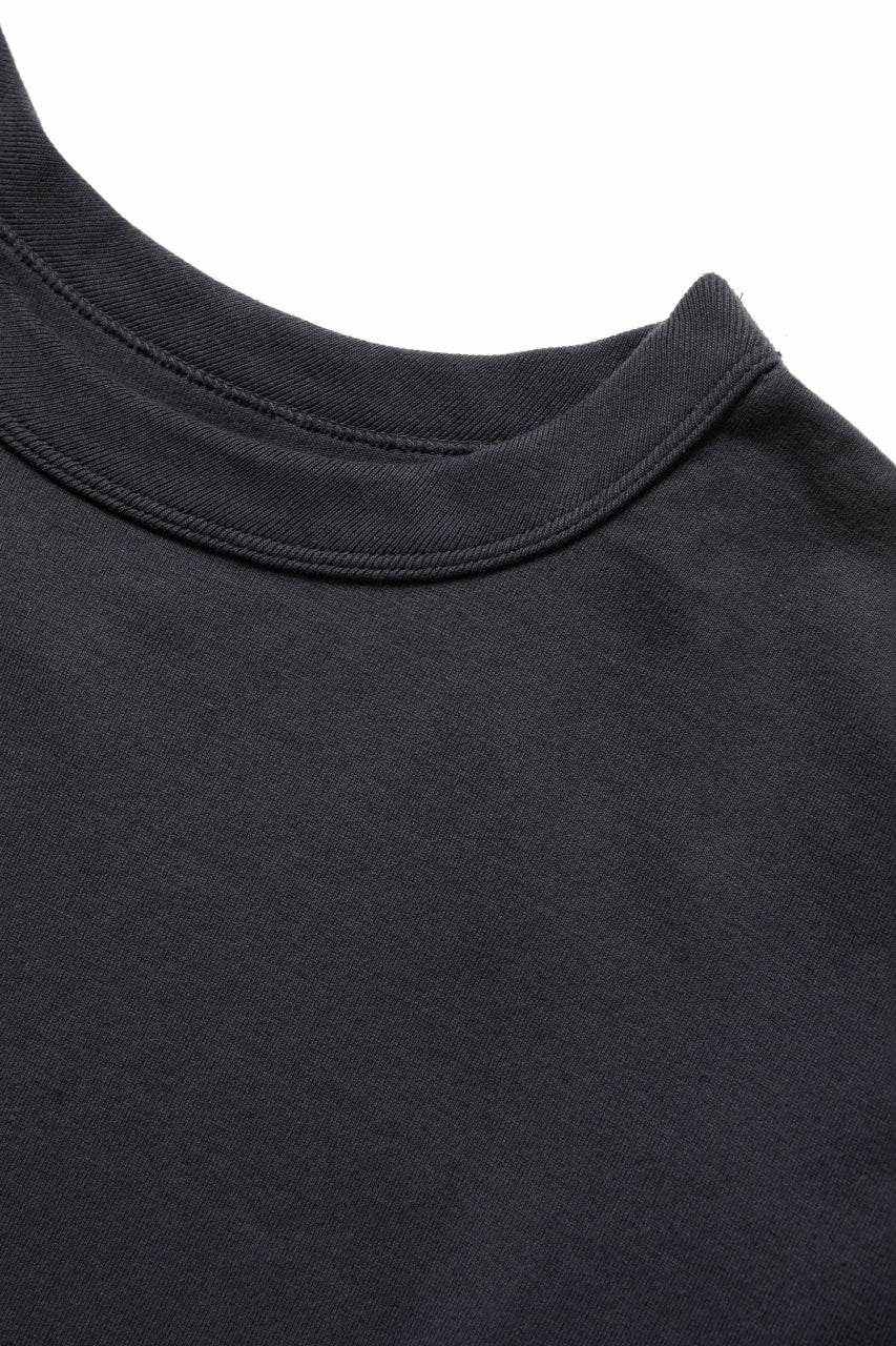 FULLCOUNT FLAT SEAM HEAVY WEIGHT LONG SLEEVE T SHIRT / ORIGINAL 30/2 TIGHT TENSION JERSEY (INK BLACK) - Image 6