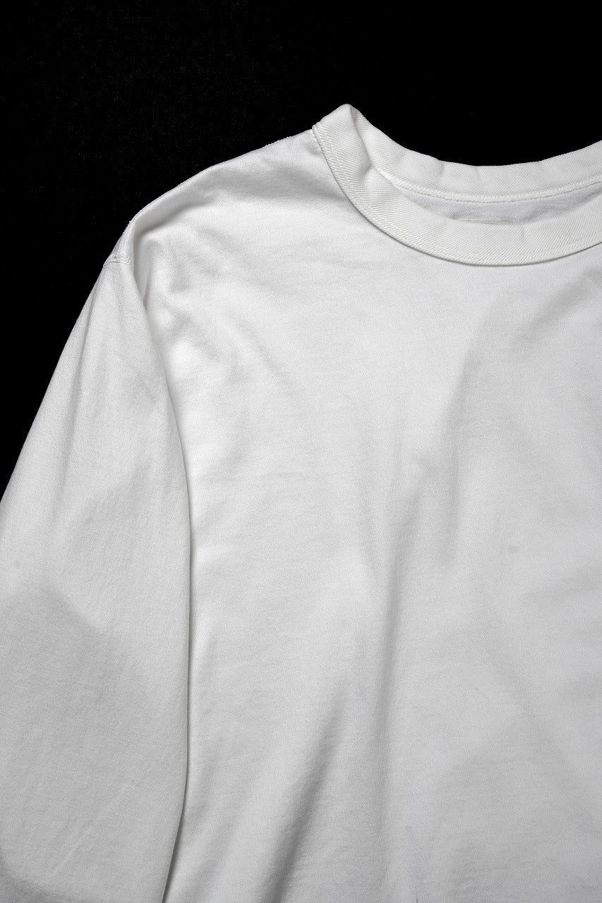 FULLCOUNT FLAT SEAM HEAVY WEIGHT LONG SLEEVE T SHIRT / ORIGINAL 30/2 TIGHT TENSION JERSEY (WHITE) - Image 6