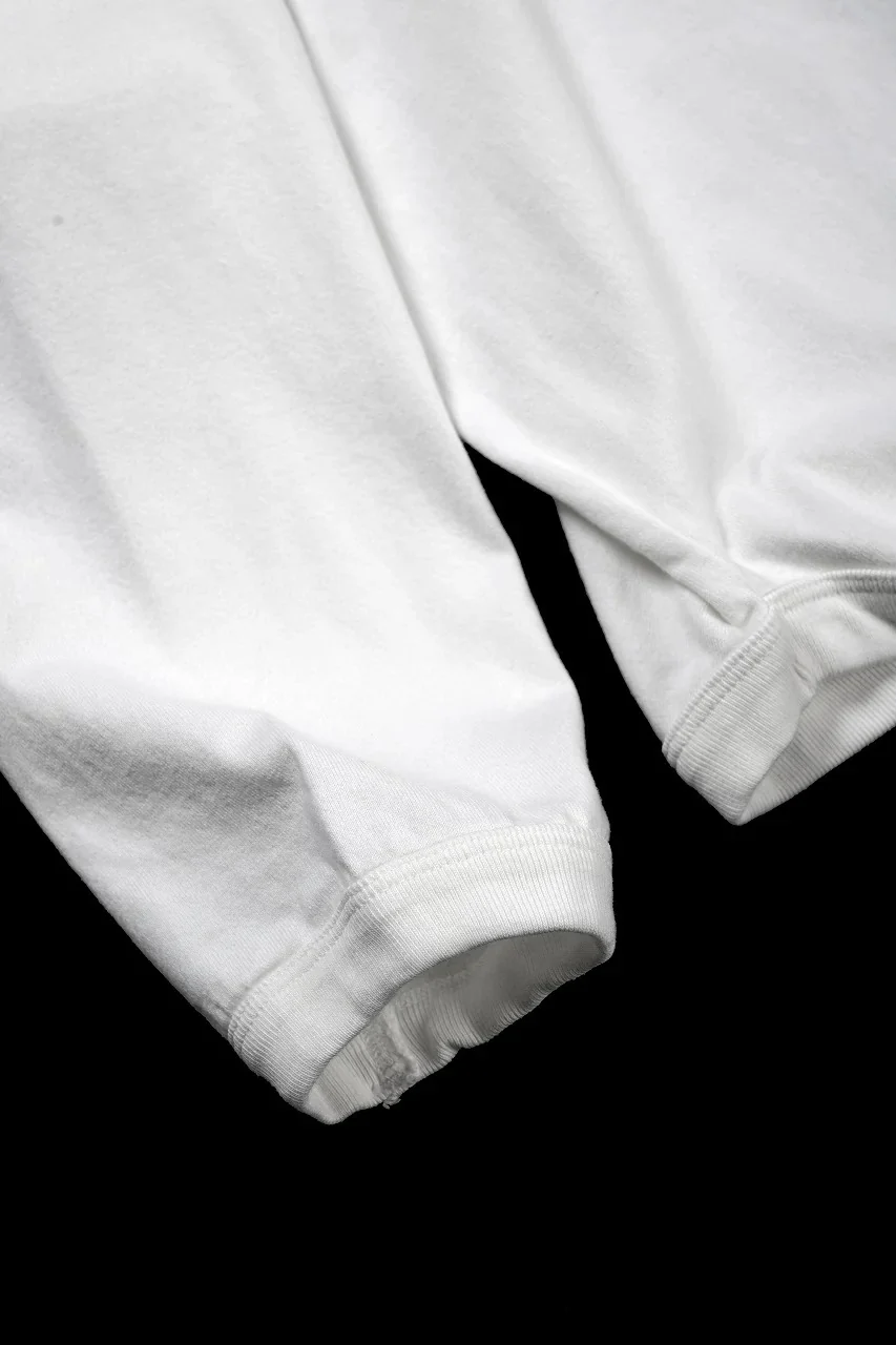 FULLCOUNT FLAT SEAM HEAVY WEIGHT LONG SLEEVE T SHIRT / ORIGINAL 30/2 TIGHT TENSION JERSEY (WHITE) - Image 9