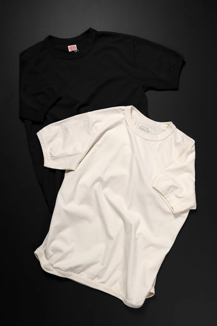 FULLCOUNT FLAT SEAM HEAVY WEIGHT T SHIRT / ORIGINAL 30/2 TIGHT TENSION JERSEY (ECRU) - Image 10