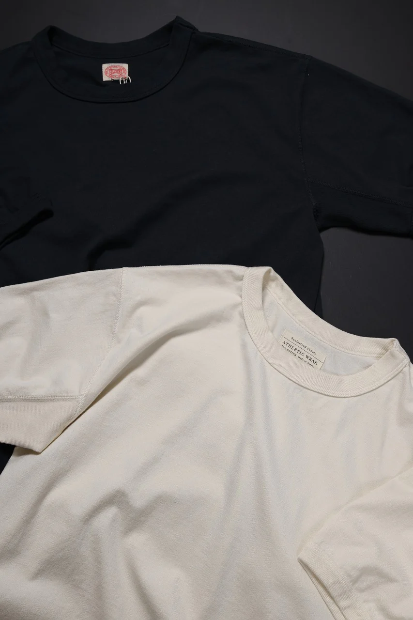 FULLCOUNT FLAT SEAM HEAVY WEIGHT T SHIRT / ORIGINAL 30/2 TIGHT TENSION JERSEY (INK BLACK) - Image 12