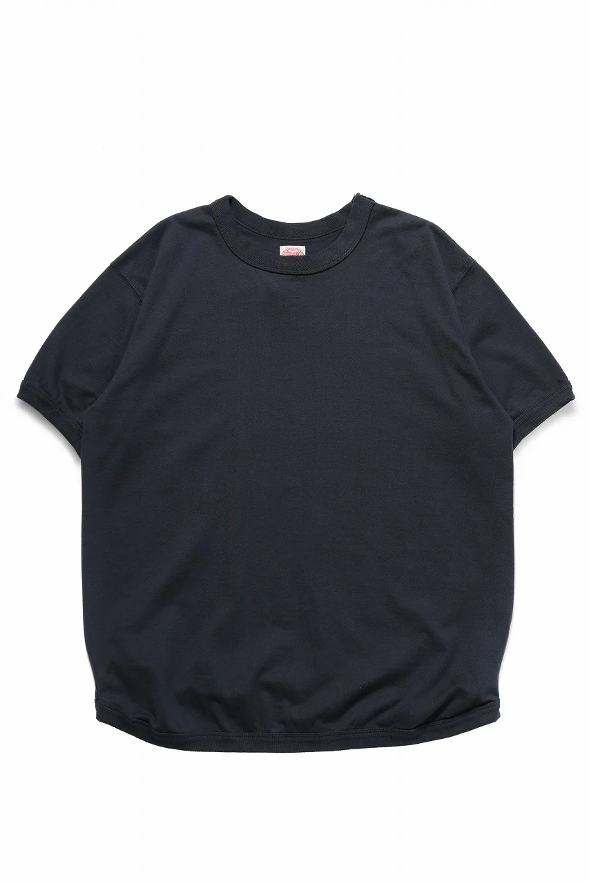FULLCOUNT FLAT SEAM HEAVY WEIGHT T SHIRT / ORIGINAL 30/2 TIGHT TENSION JERSEY (INK BLACK) - Image 2