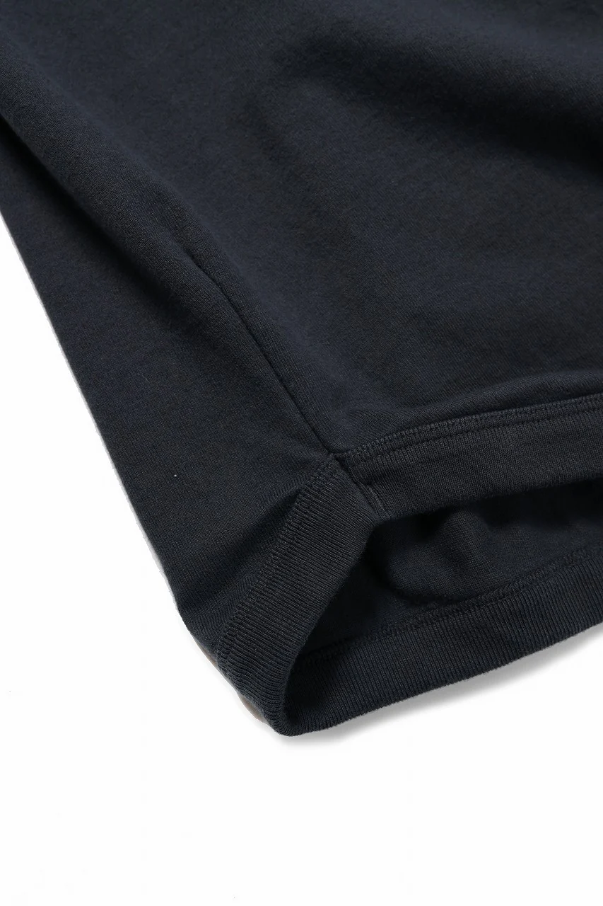 FULLCOUNT FLAT SEAM HEAVY WEIGHT T SHIRT / ORIGINAL 30/2 TIGHT TENSION JERSEY (INK BLACK) - Image 9