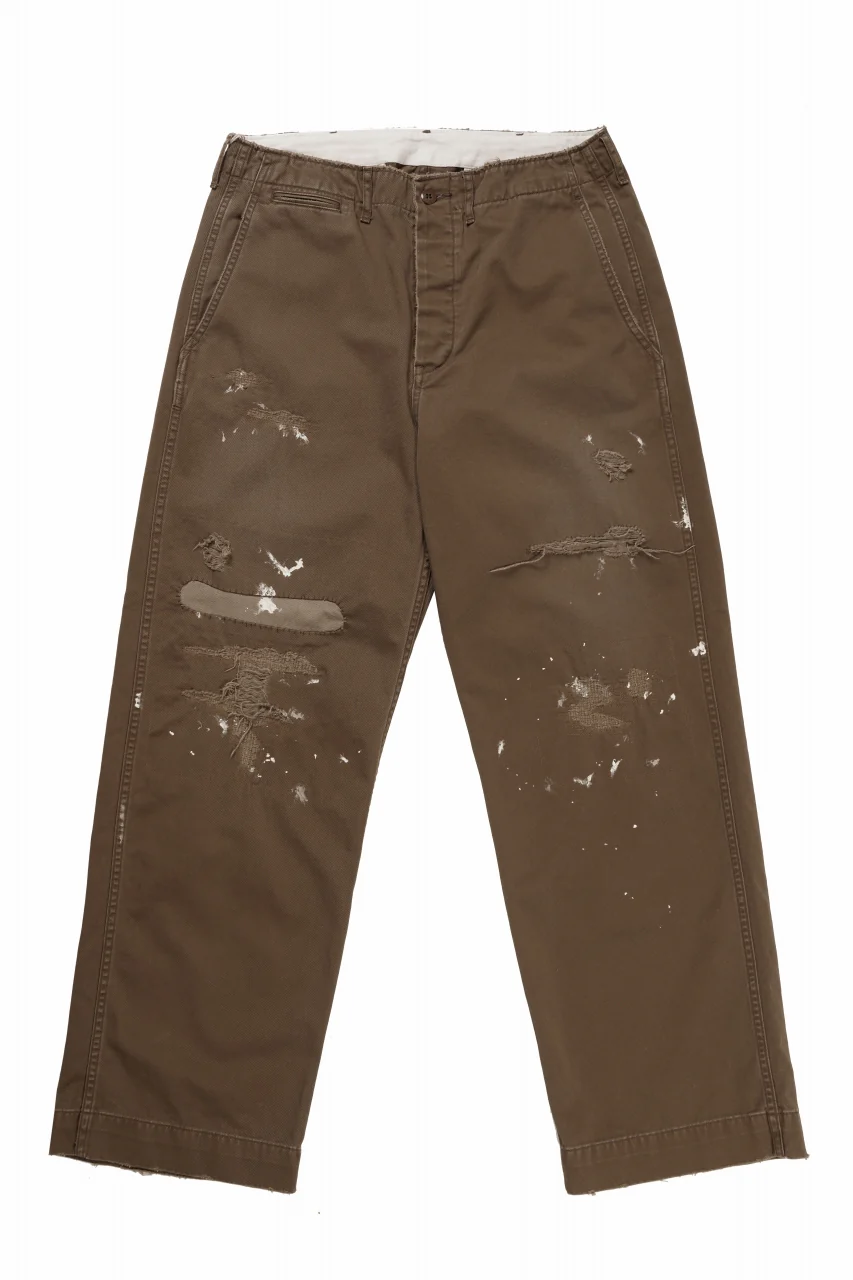 FULLCOUNT "FREEDOM FIGHTER" U.S.ARMY CHINO 41 TROUSERS (BROWN)