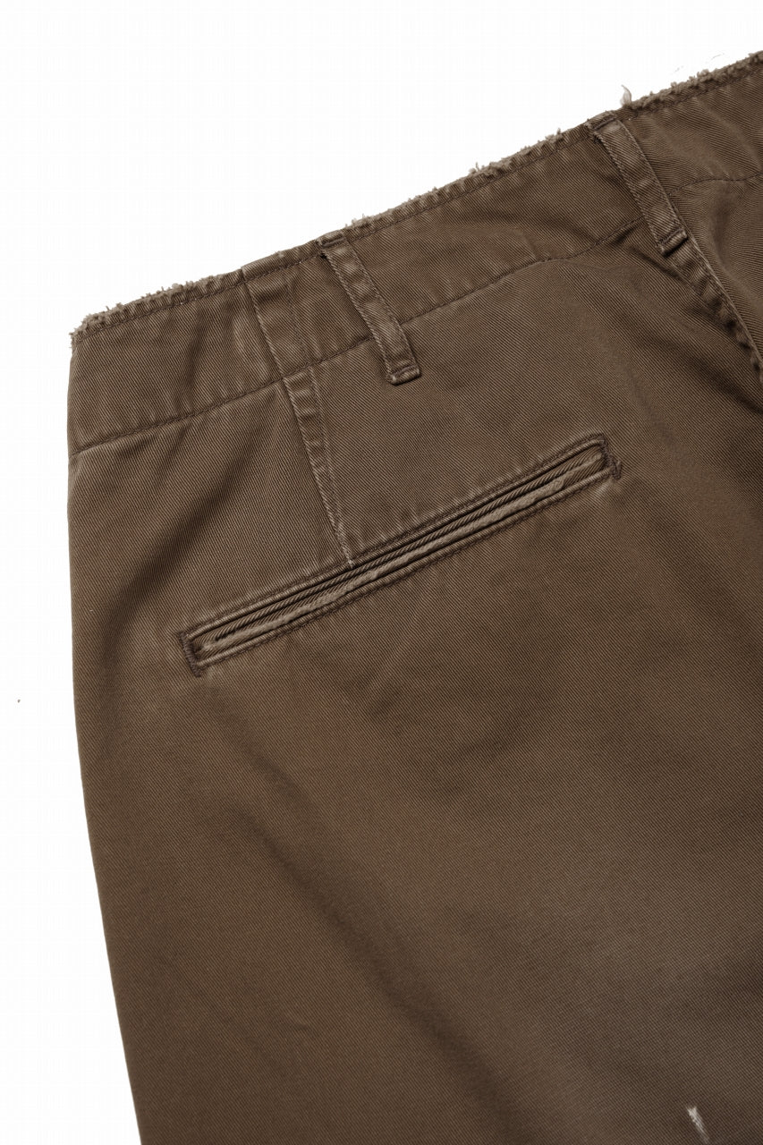 FULLCOUNT "FREEDOM FIGHTER" U.S.ARMY CHINO 41 TROUSERS (BROWN) - Image 11