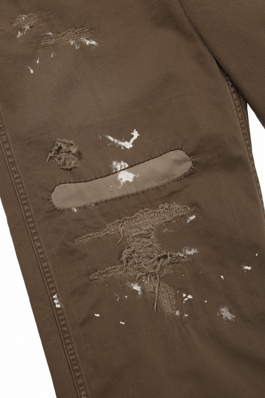 FULLCOUNT "FREEDOM FIGHTER" U.S.ARMY CHINO 41 TROUSERS (BROWN) - Image 5