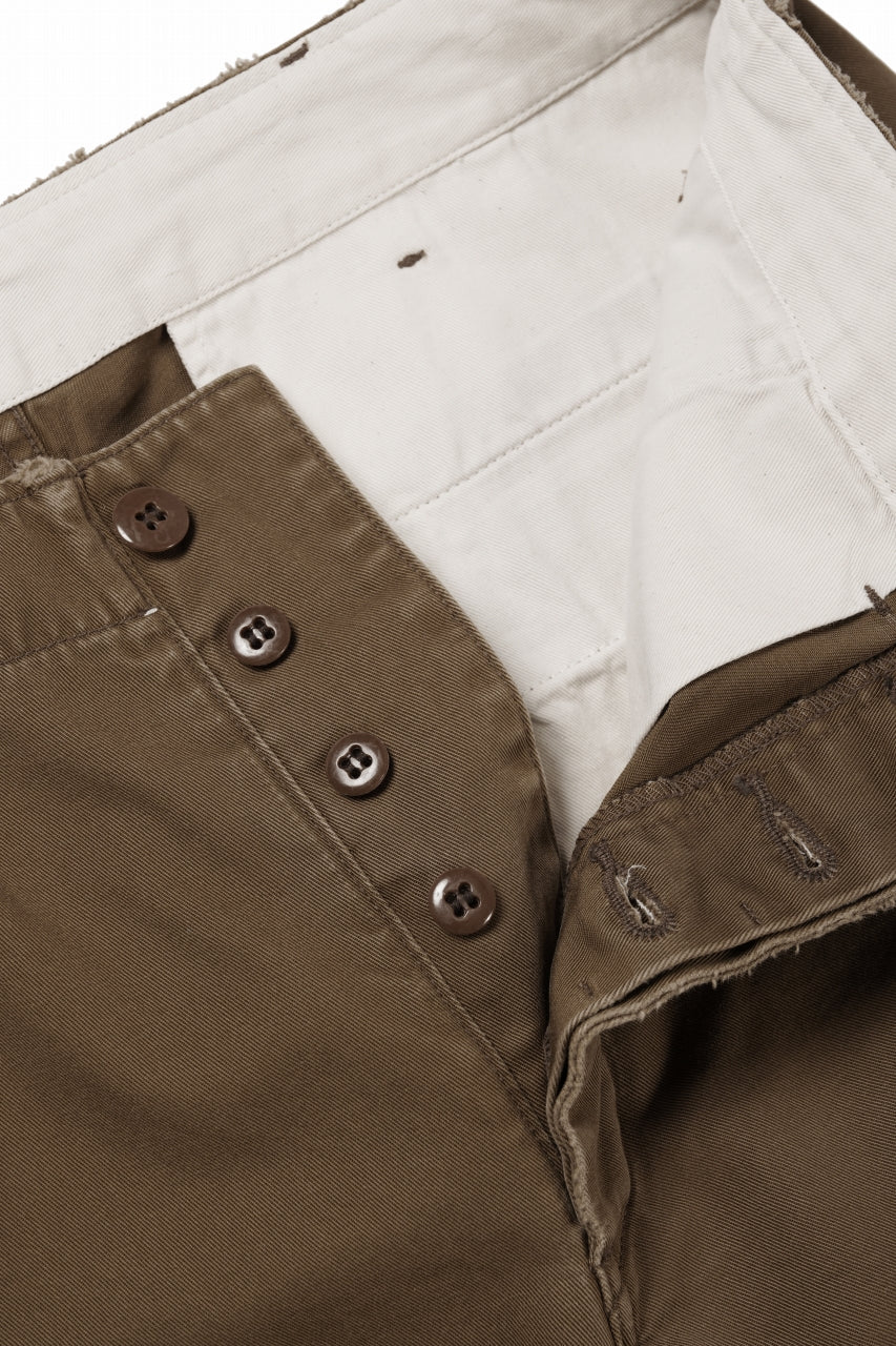 FULLCOUNT "FREEDOM FIGHTER" U.S.ARMY CHINO 41 TROUSERS (BROWN) - Image 6