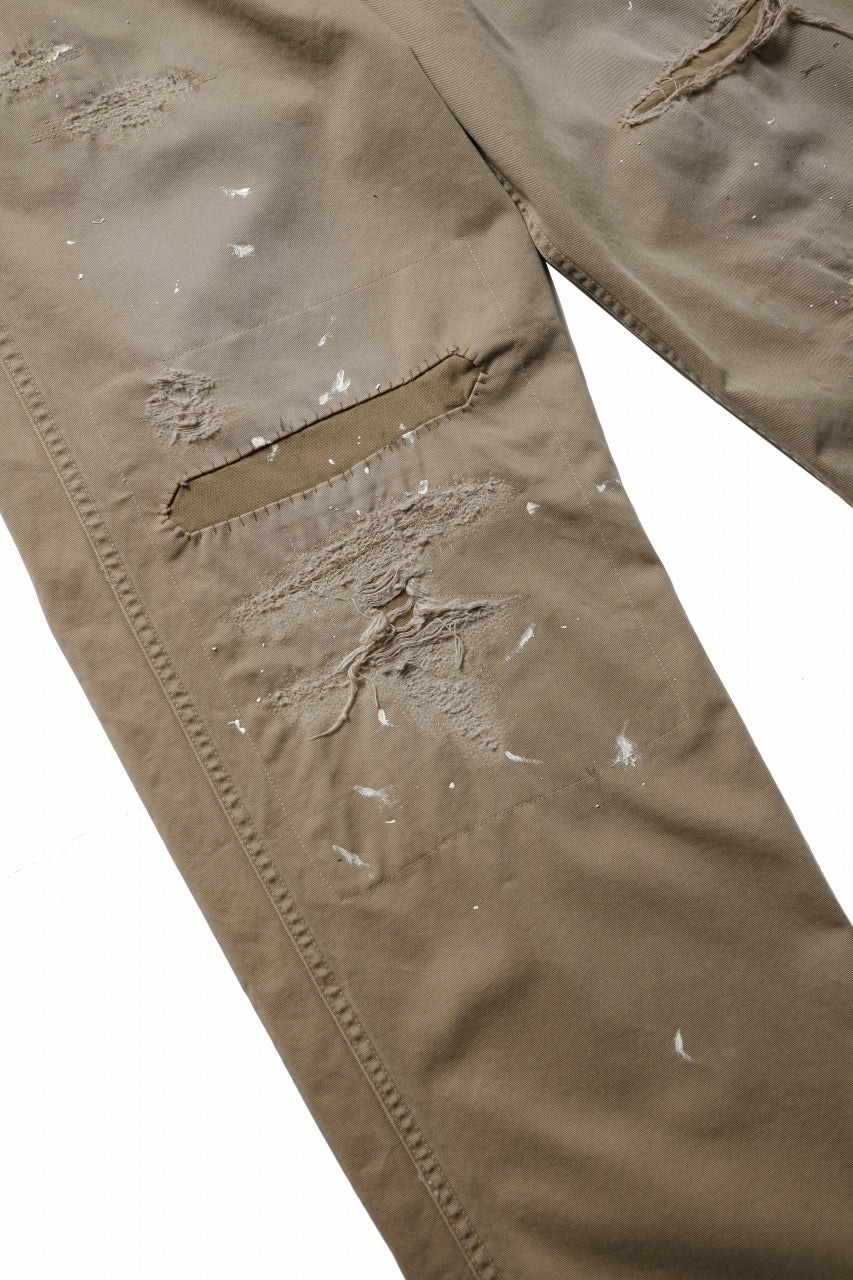 FULLCOUNT "FREEDOM FIGHTER" U.S.ARMY CHINO 41 TROUSERS (BROWN BEIGE) - Image 10