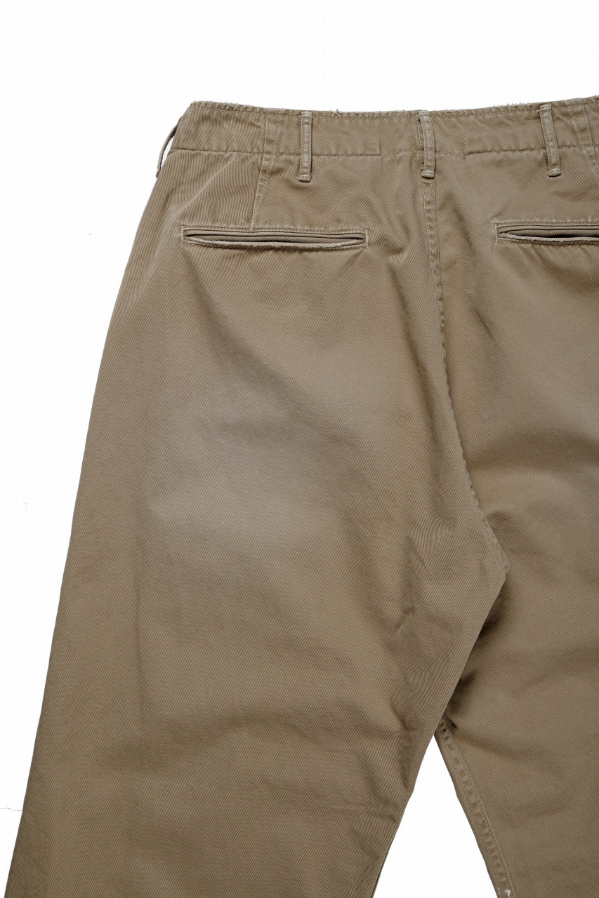 FULLCOUNT "FREEDOM FIGHTER" U.S.ARMY CHINO 41 TROUSERS (BROWN BEIGE) - Image 12