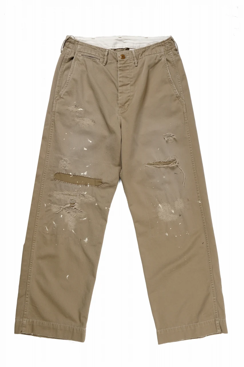 FULLCOUNT "FREEDOM FIGHTER" U.S.ARMY CHINO 41 TROUSERS (BROWN BEIGE) - Image 2
