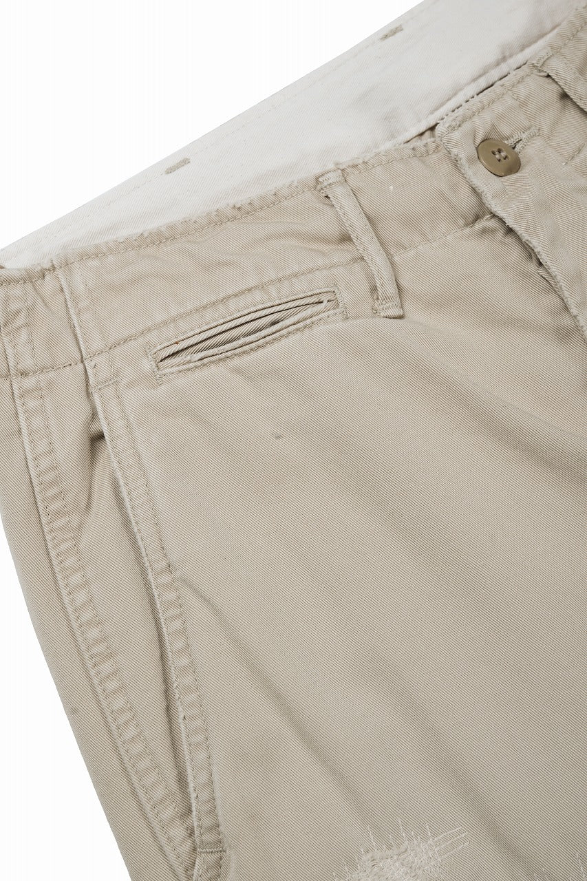 FULLCOUNT "FREEDOM FIGHTER" U.S.ARMY CHINO 41 TROUSERS (KHAKI) - Image 12