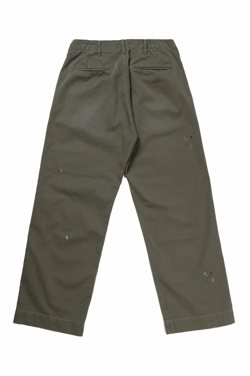 FULLCOUNT "FREEDOM FIGHTER" U.S.ARMY CHINO 41 TROUSERS (SAGE GREEN) - Image 3