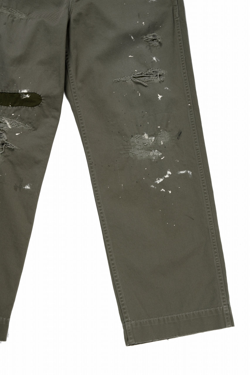 FULLCOUNT "FREEDOM FIGHTER" U.S.ARMY CHINO 41 TROUSERS (SAGE GREEN) - Image 4