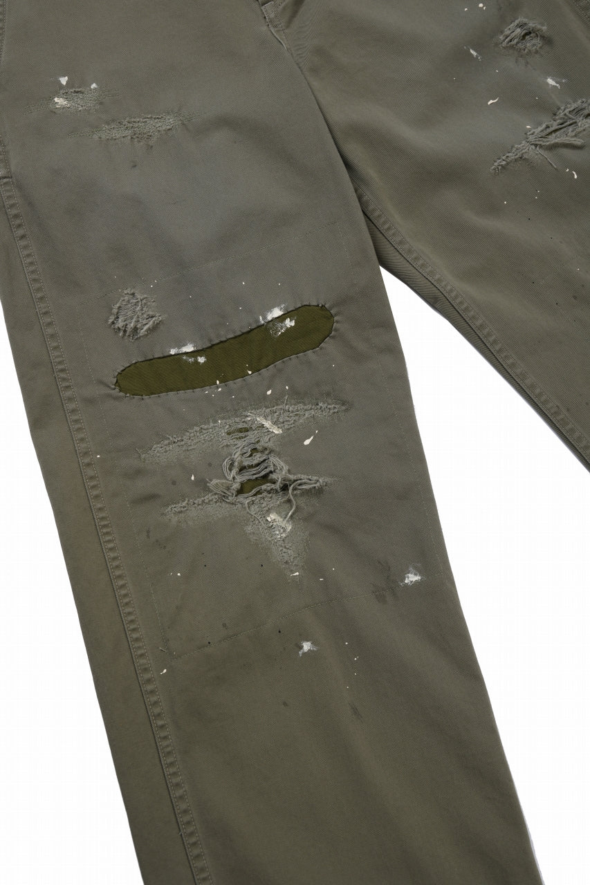 FULLCOUNT "FREEDOM FIGHTER" U.S.ARMY CHINO 41 TROUSERS (SAGE GREEN) - Image 6