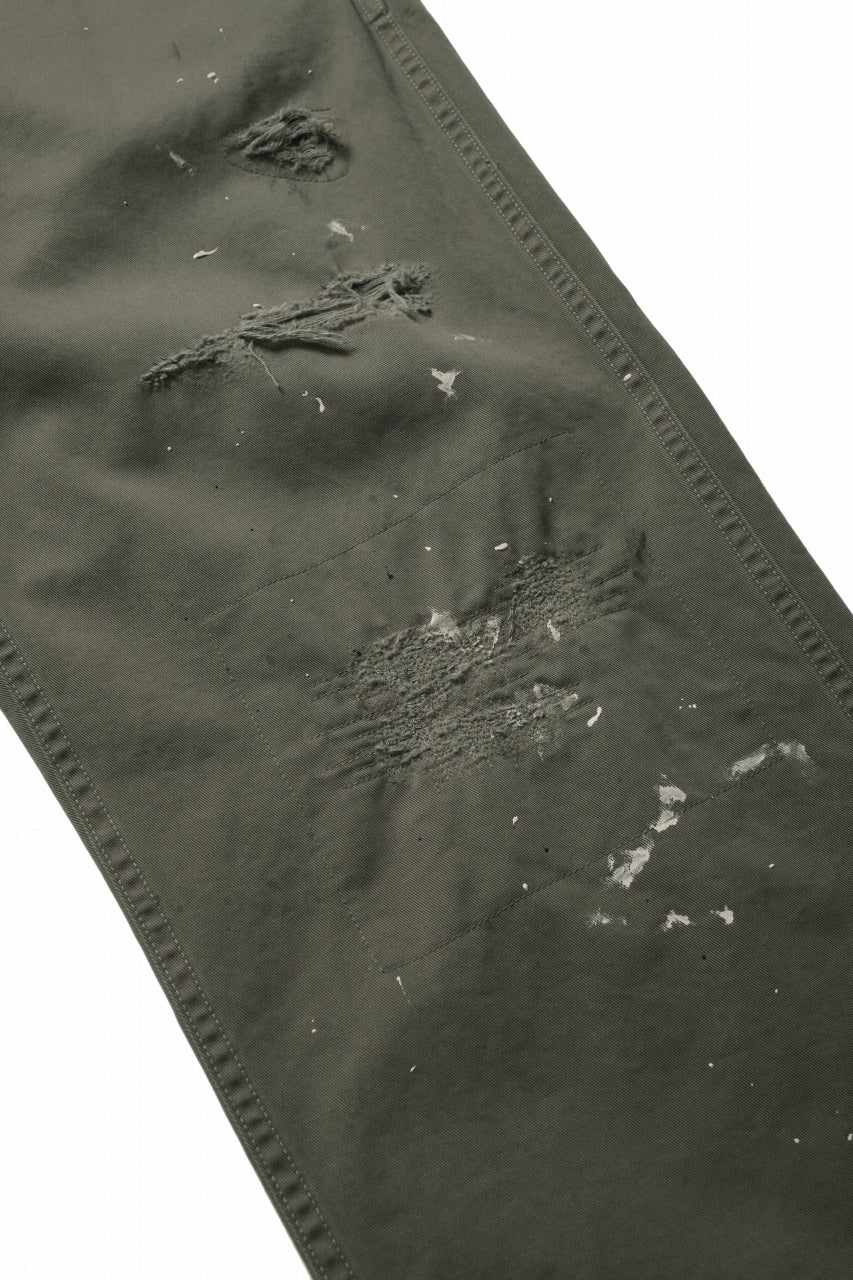 FULLCOUNT "FREEDOM FIGHTER" U.S.ARMY CHINO 41 TROUSERS (SAGE GREEN) - Image 7