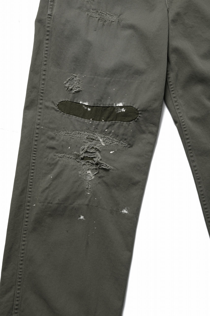 FULLCOUNT "FREEDOM FIGHTER" U.S.ARMY CHINO 41 TROUSERS (SAGE GREEN) - Image 8