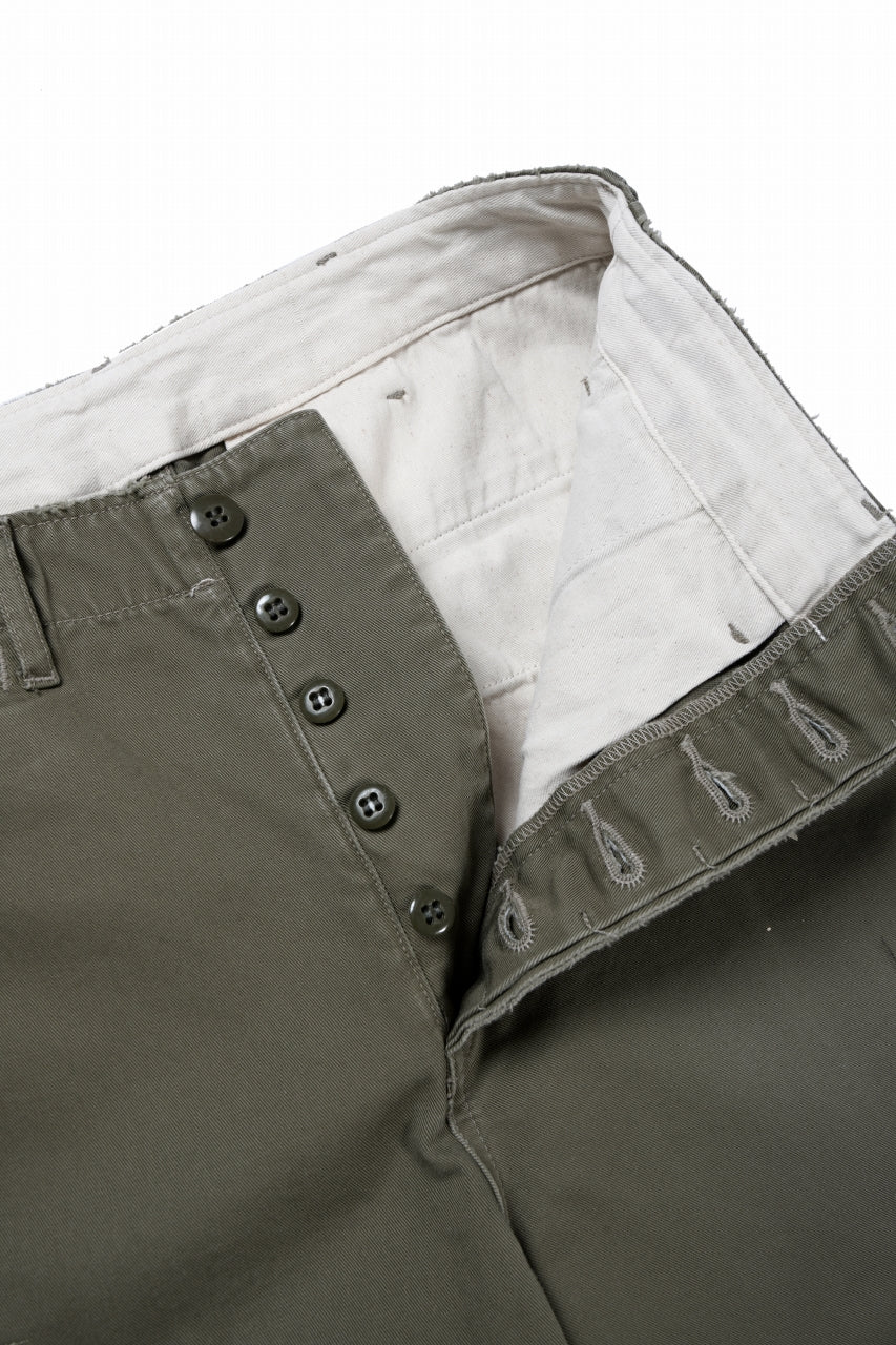 FULLCOUNT "FREEDOM FIGHTER" U.S.ARMY CHINO 41 TROUSERS (SAGE GREEN) - Image 9